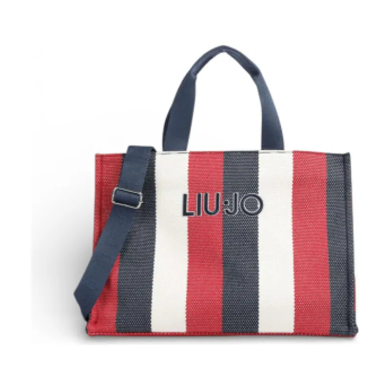 Liu jo Bolso Shopper a rayas 2A6026-T2176