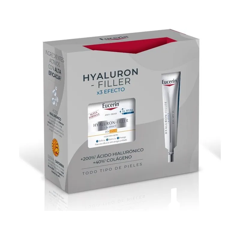 Eucerin Pack Hyluron-Filler Crema de Día SPF30