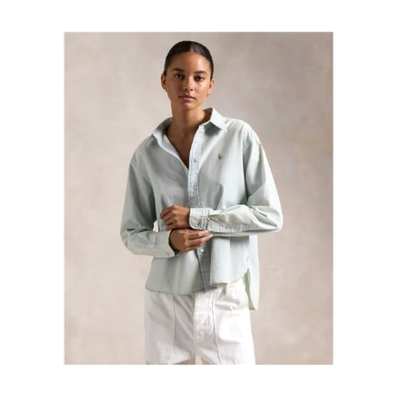 Polo Ralph Lauren Camisa Cropped Boxy 211891420001