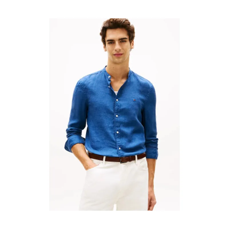 Tommy Hilfiger Camisa de corte slim en lino MW0MW39271