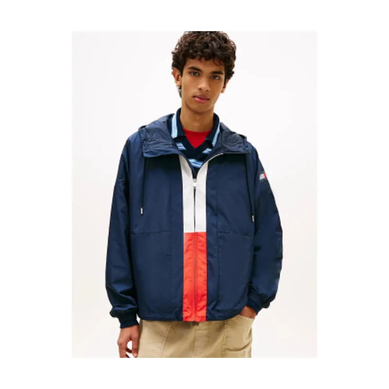 Tommy Jeans Cortavientos Chicago oversize color block DM0DM22736