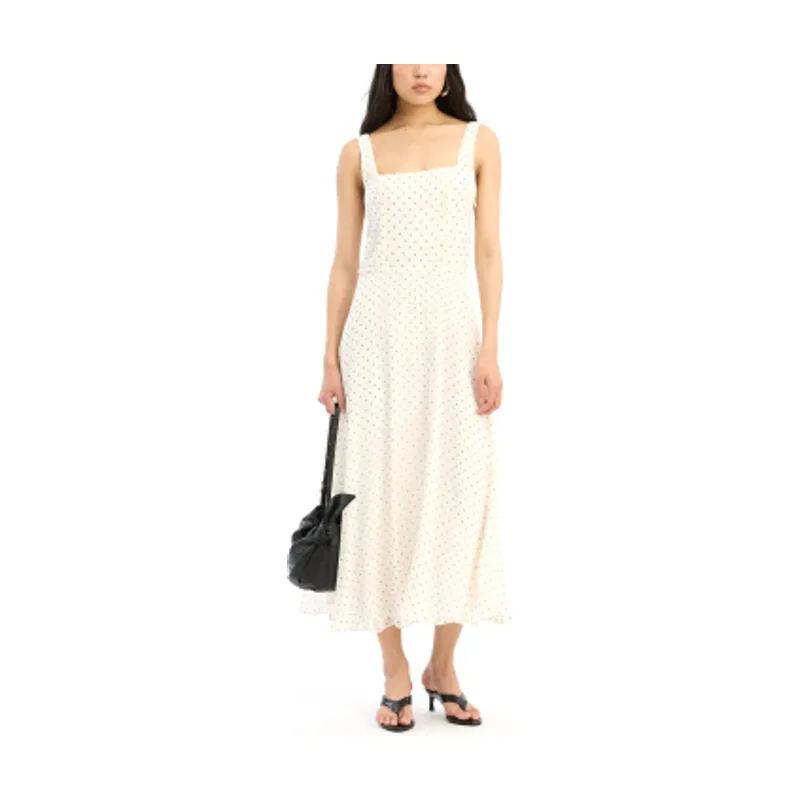 Rotate Vestido Chiffon Flared Midi 116021858