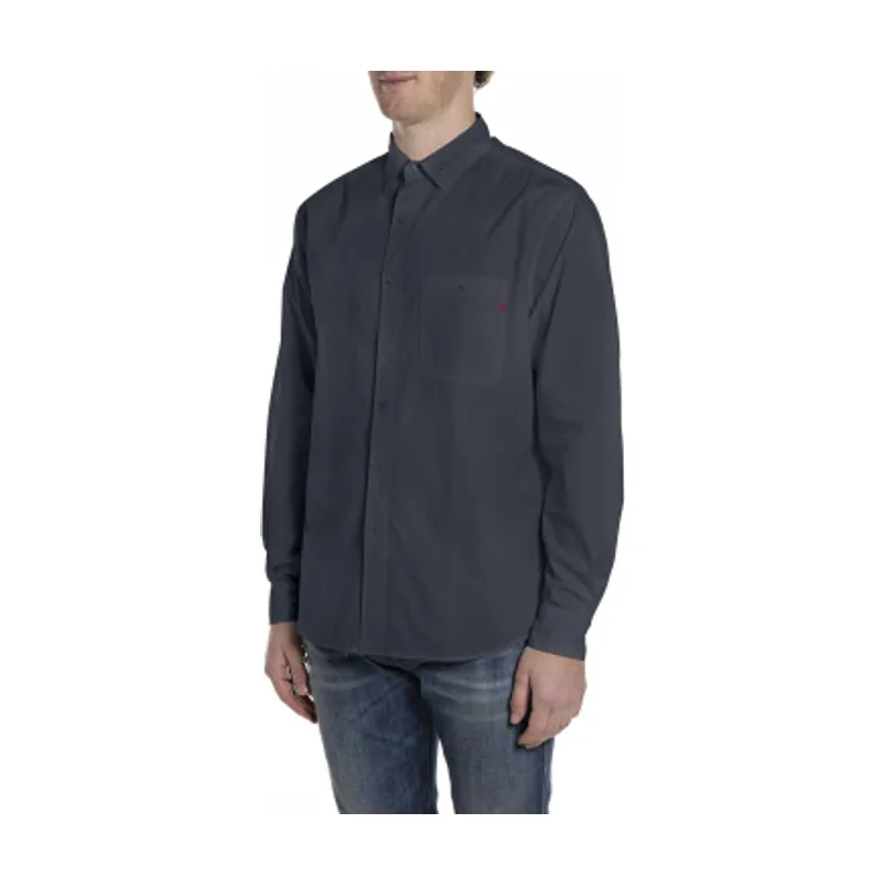 Replay Camisa de Popelina de algodón M4144.000.85486