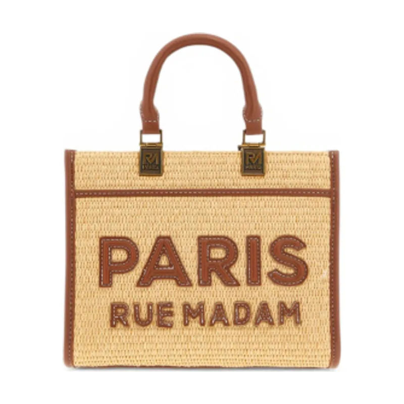 RUE Madam Paris Bolso Iconique Mini Tote Straw 1534