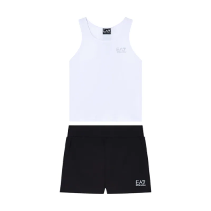 EA7 Conjunto top y short Natural Ventus7 7G000222_AF12501