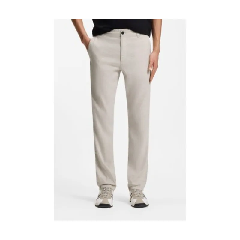 Boss Pantalón Lino Logo 50559595