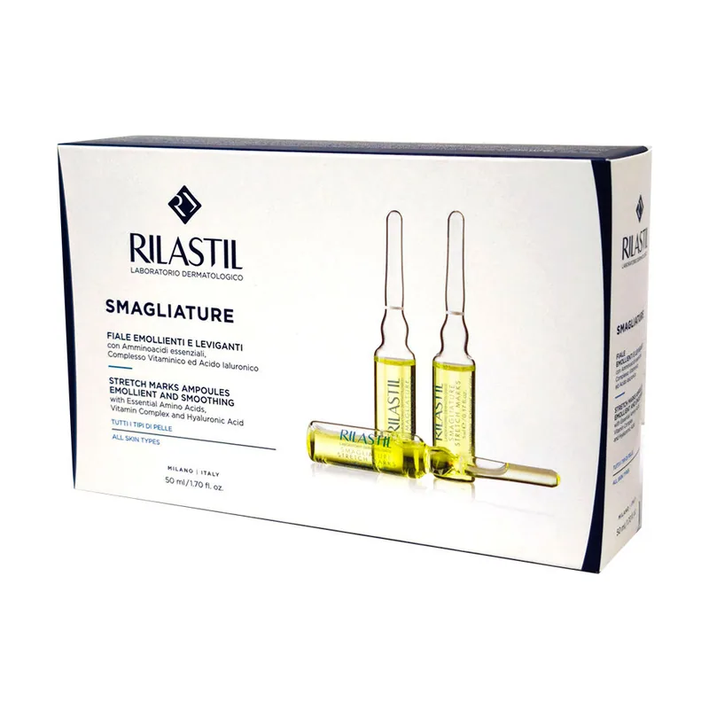 Rilastil SMAGLIATURE ampollas antiestrías 10 x 5 ml