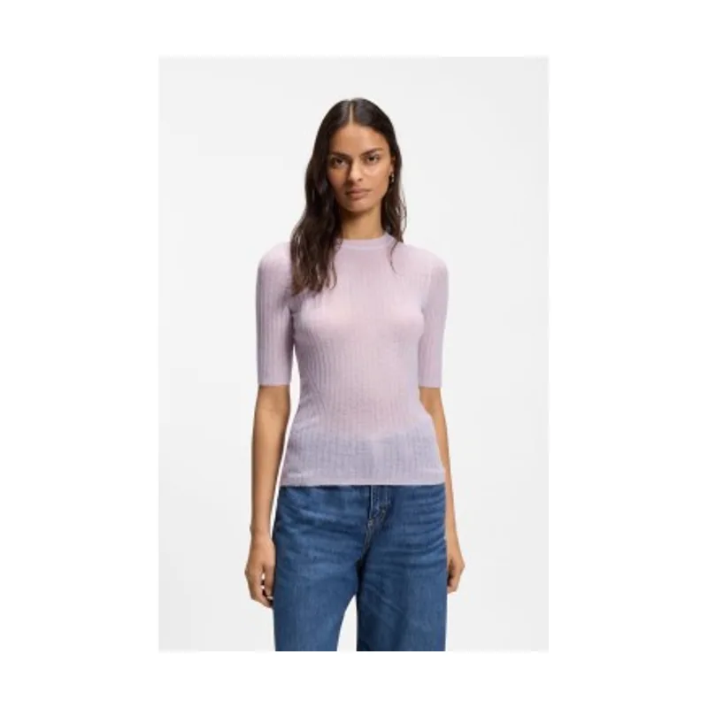 Boss Jersey Mezcla de lana canalé 50556568