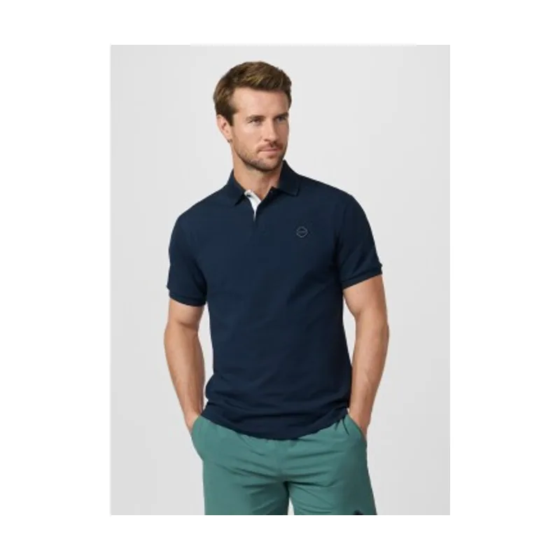 Hackett London Polo con logo fit clásico HM5600113