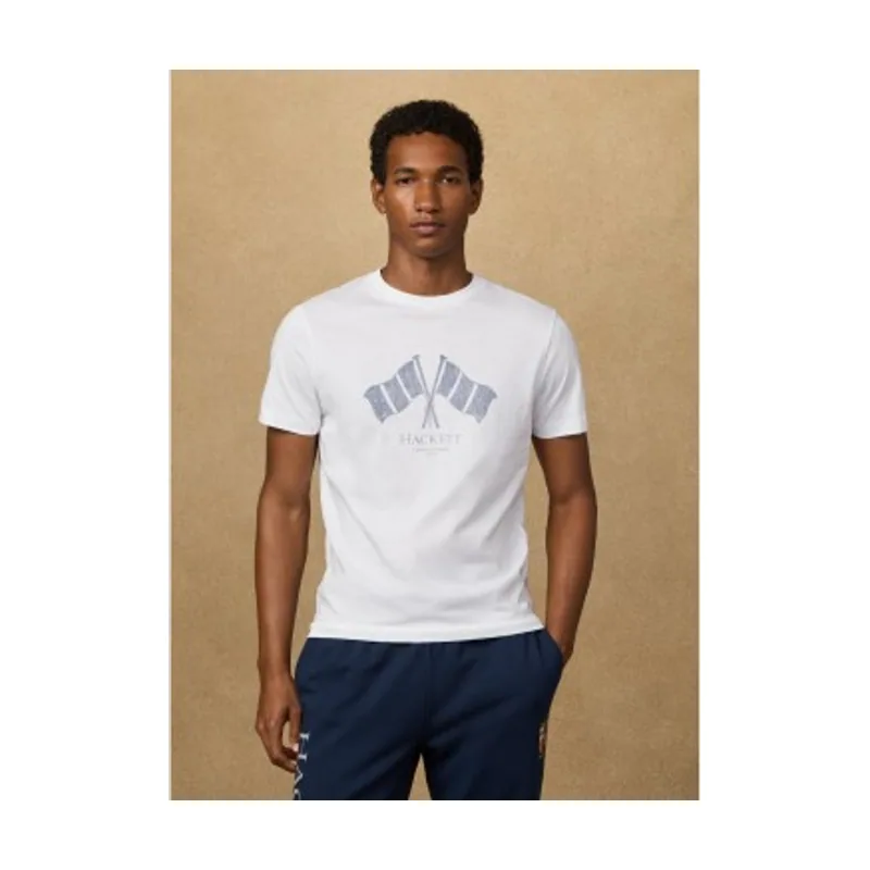 Hackett London Camiseta Lrc bandera fit clásico HM5000084