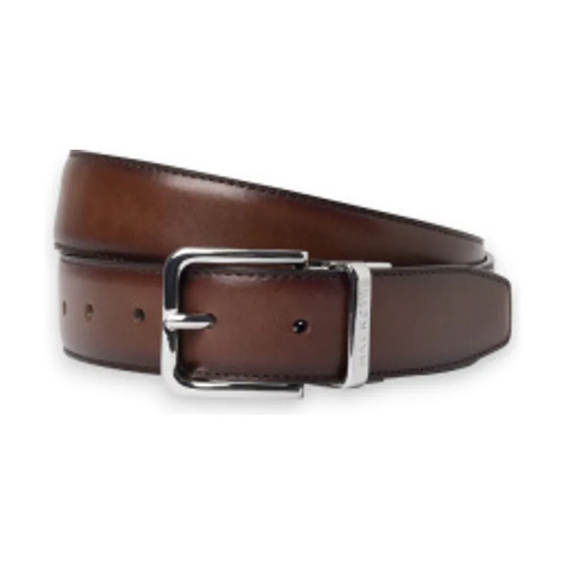 Hackett London Cinturón de Piel Vit HM4100049