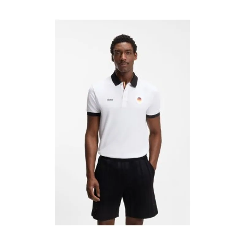 Boss Polo Paddy con detalles de bandera 50559263