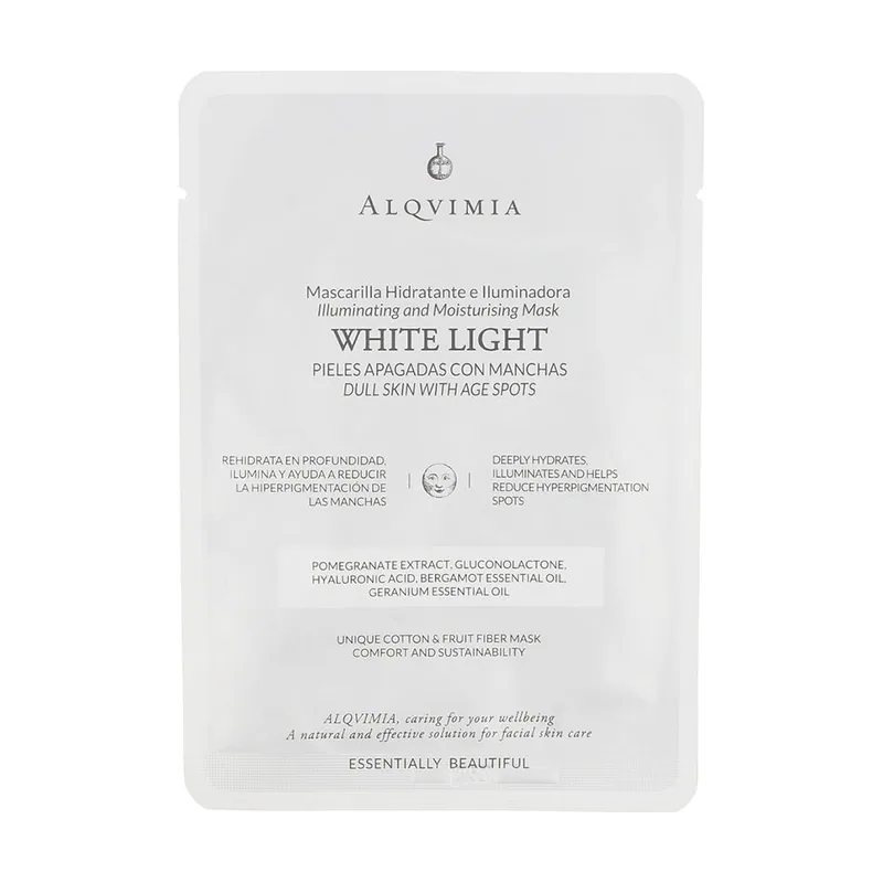Alqvimia ESSENTIALLY BEAUTIFUL WHITE LIGHT mascarilla facial 1 u