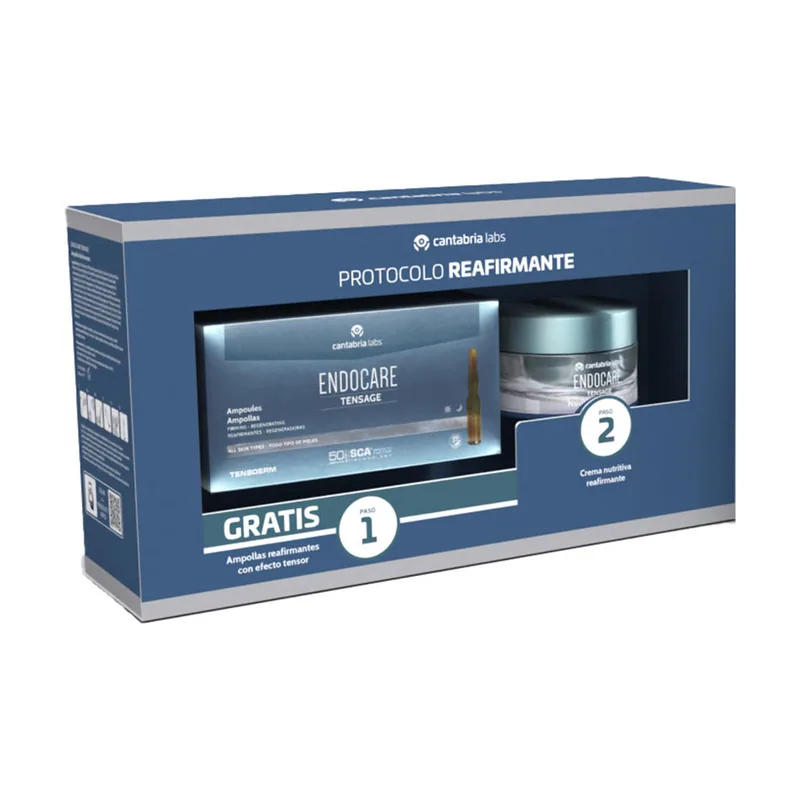 Cantabria Labs Endocare Tensage Protocolo Reafirmante Estuche 2 pz