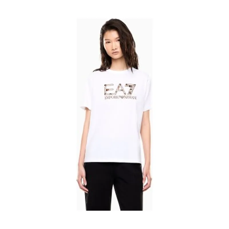 EA7 Camiseta de punto Logo Series 7W001096_AF21636