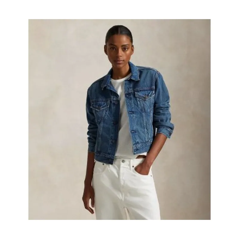 Chaqueta trucker de denim 211969408001