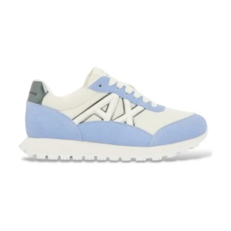 A|X Armani Exchange Zapatillas con paneles de malla y suela de goma texturizada XW002150AF19388MZ739