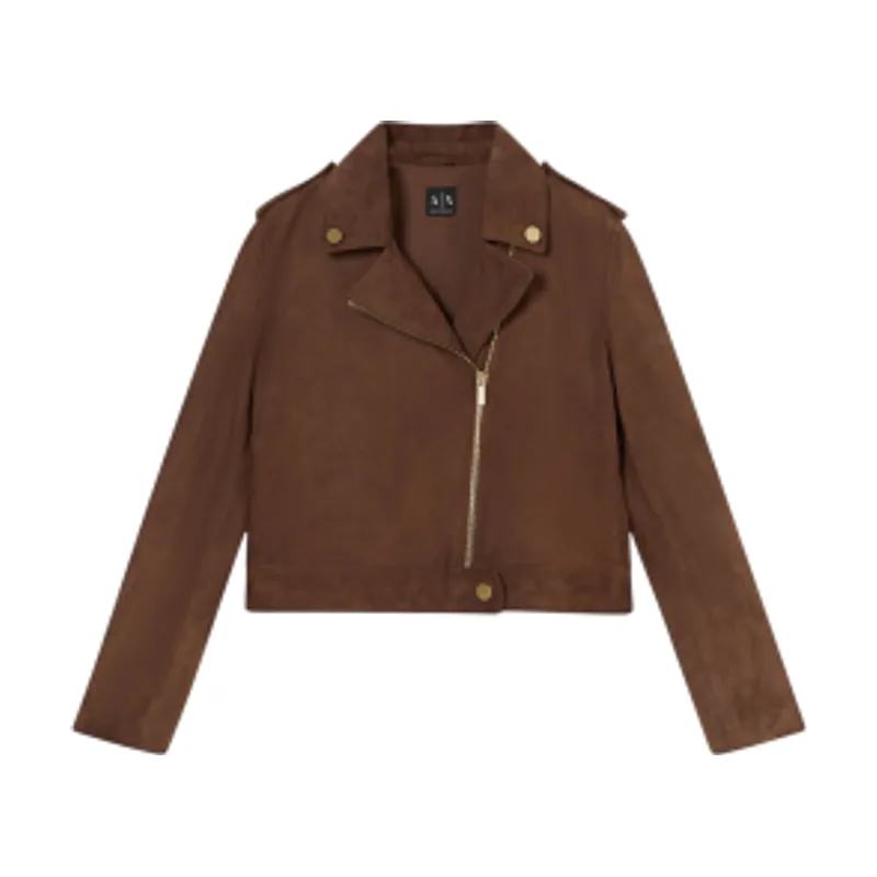 Chaqueta de cuero Biker XW001924AF21549U6136