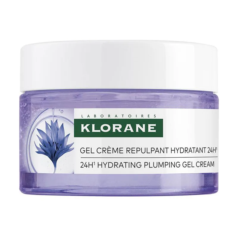 Klorane ACIANO BIO & ÁCIDO HIALURÓNICO gel-crema rostro y ojos 50 ml
