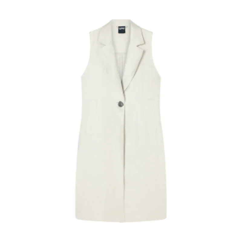 A|X Armani Exchange Gabardina deconstruida en sarga de lino XW001979AF21530U6275