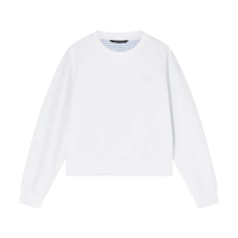 A|X Armani Exchange Sudadera de cuello redondo con espalda en contraste XW002080AF21298U0002