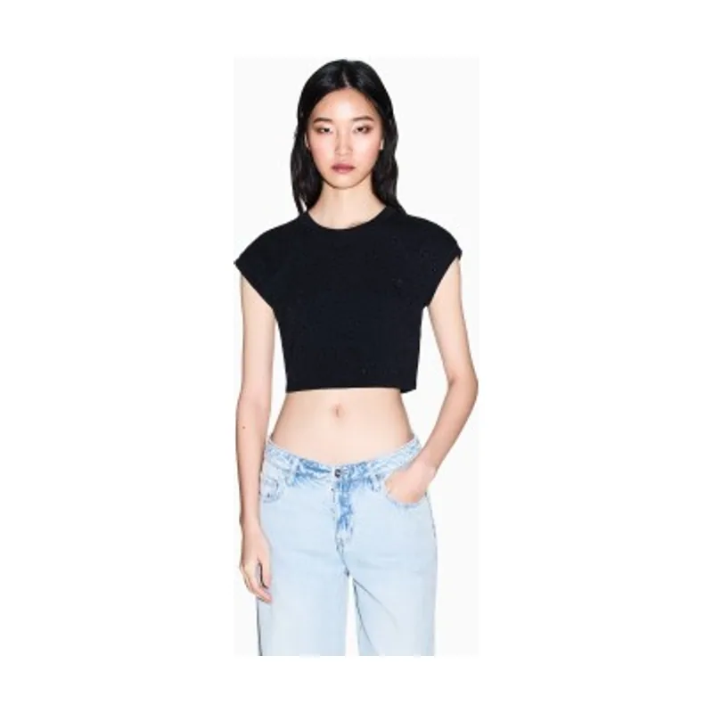A|X Armani Exchange Camiseta Crop XW002295AF17172UC001