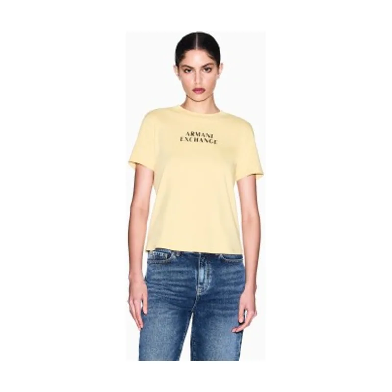 A|X Armani Exchange Camiseta de corte regular en jersey de algodón clásico XW002324AF10356U2149