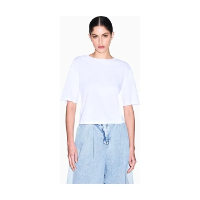 A|X Armani Exchange Camiseta corta de punto de algodón XW002335AF10356U0002