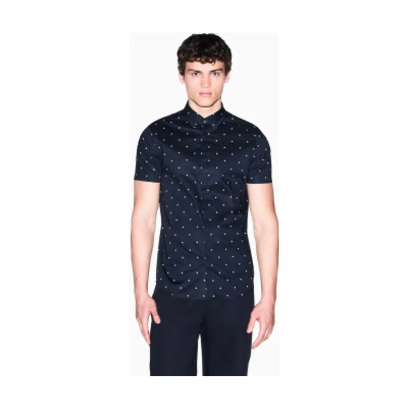 A|X Armani Exchange Camisa Monogram Slim XM000624AF13184FB434