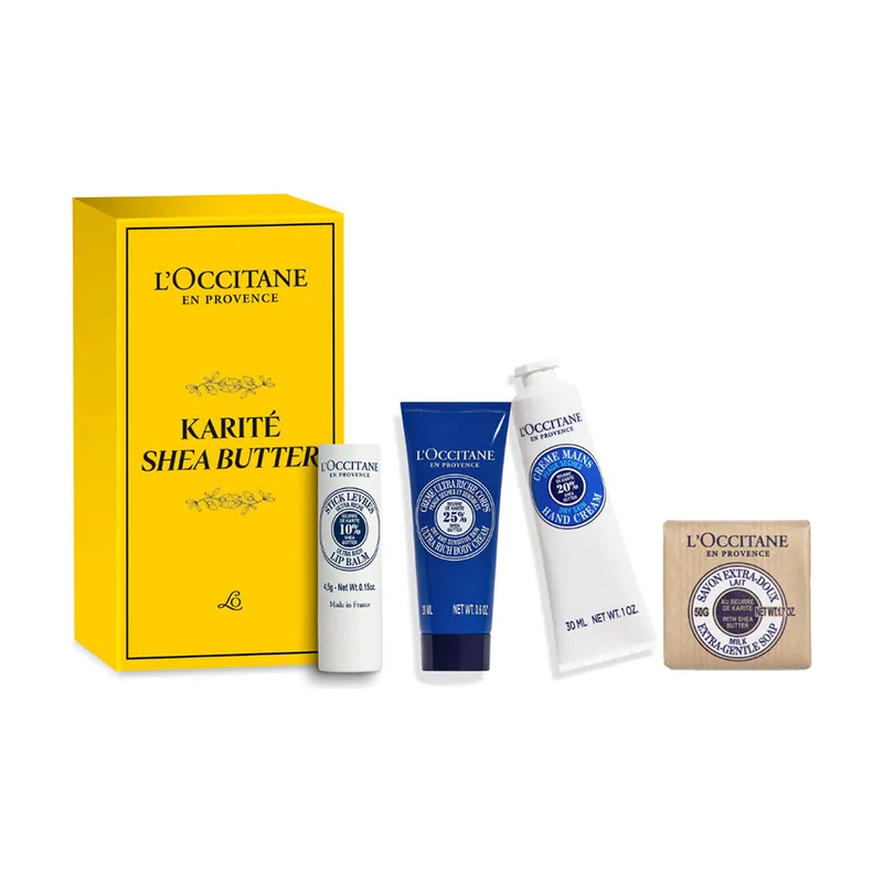 L'Occitane En Provence Karité Estuche 4 pz