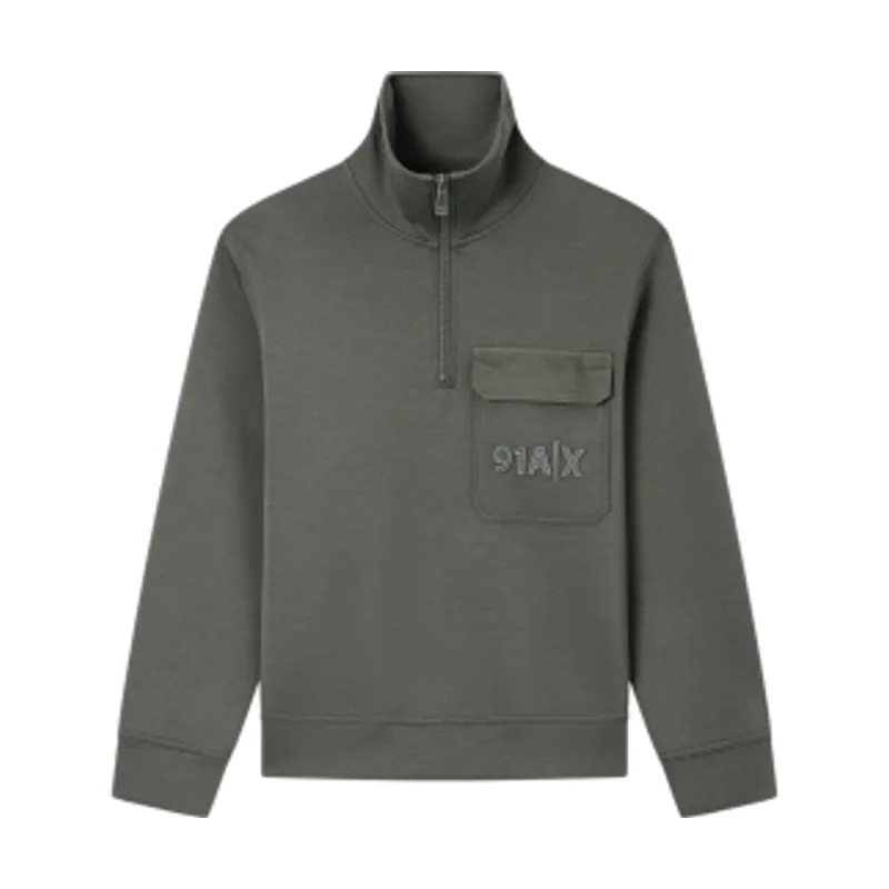 A|X Armani Exchange Sudadera con media cremallera XM002062AF10818U8097