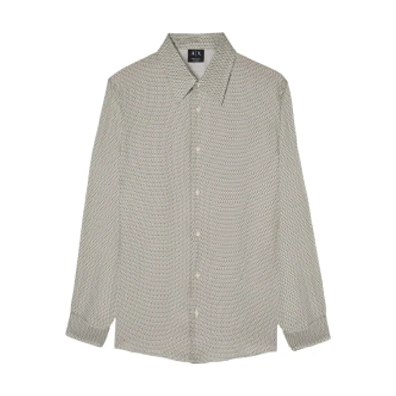 A|X Armani Exchange Camisa cuello italiano XM002280AF13235F1168