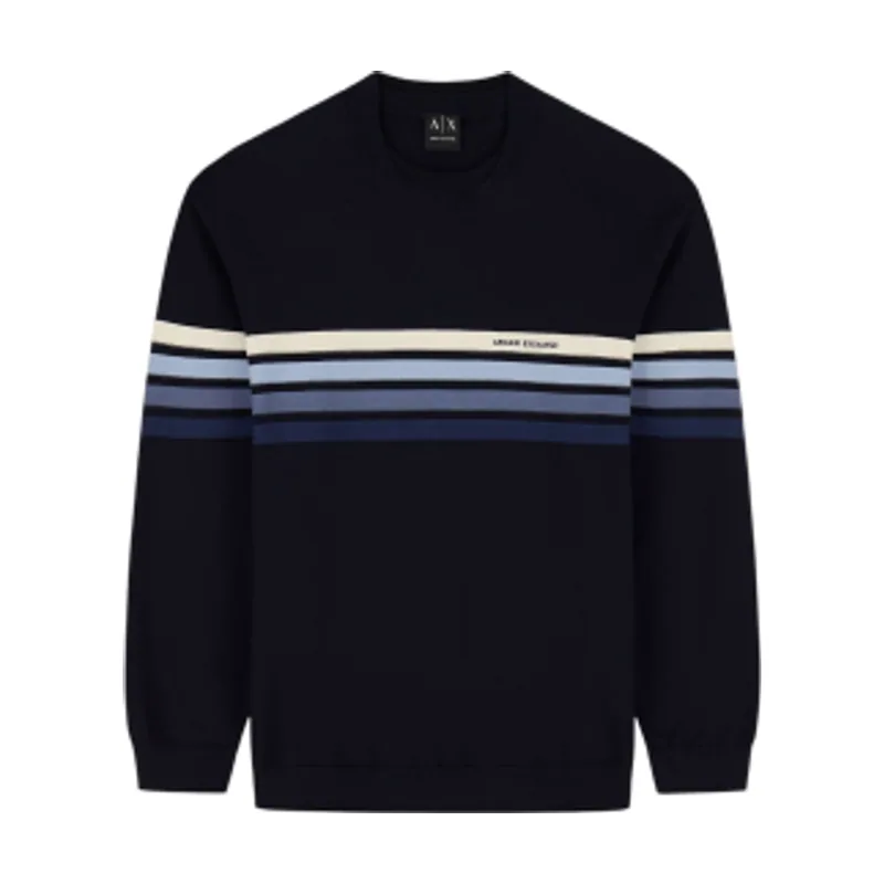 A|X Armani Exchange Jersey de punto a rayas XM002424AF11960MB571