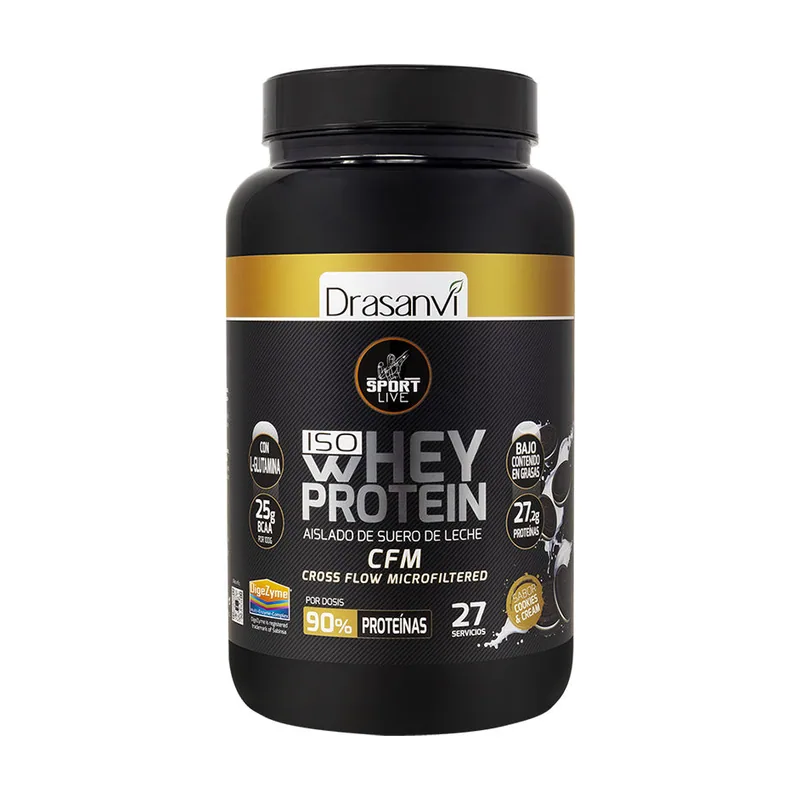 Drasanvi SPORT LIVE ISO WHEY PROTEIN aislado #Cookies