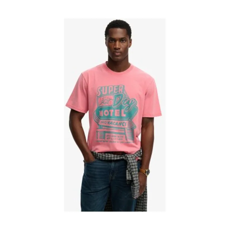 Superdry Camiseta Roadside Trade Loose M1012360A