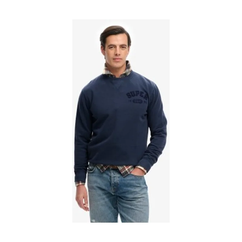Superdry Sudadera de cuello redondo Vintage Athletic Tonal Crew M2014483A