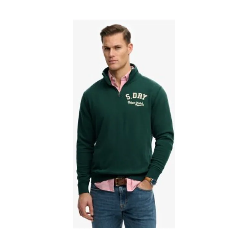 Superdry Sudadera Vintage Athletic Half Zip M2014478A