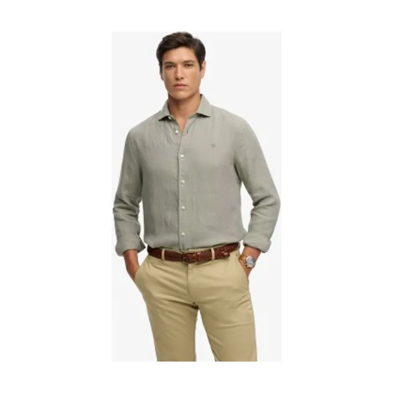 Superdry Camisa Riviera Lino M4011103A