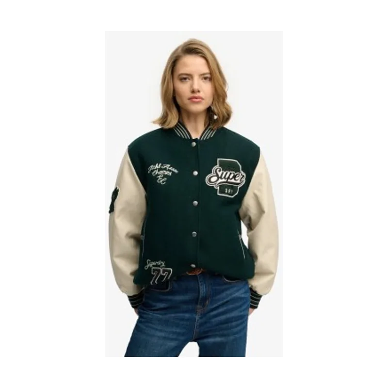 Superdry Cazadora Patched Varsity Bomber W5012061A