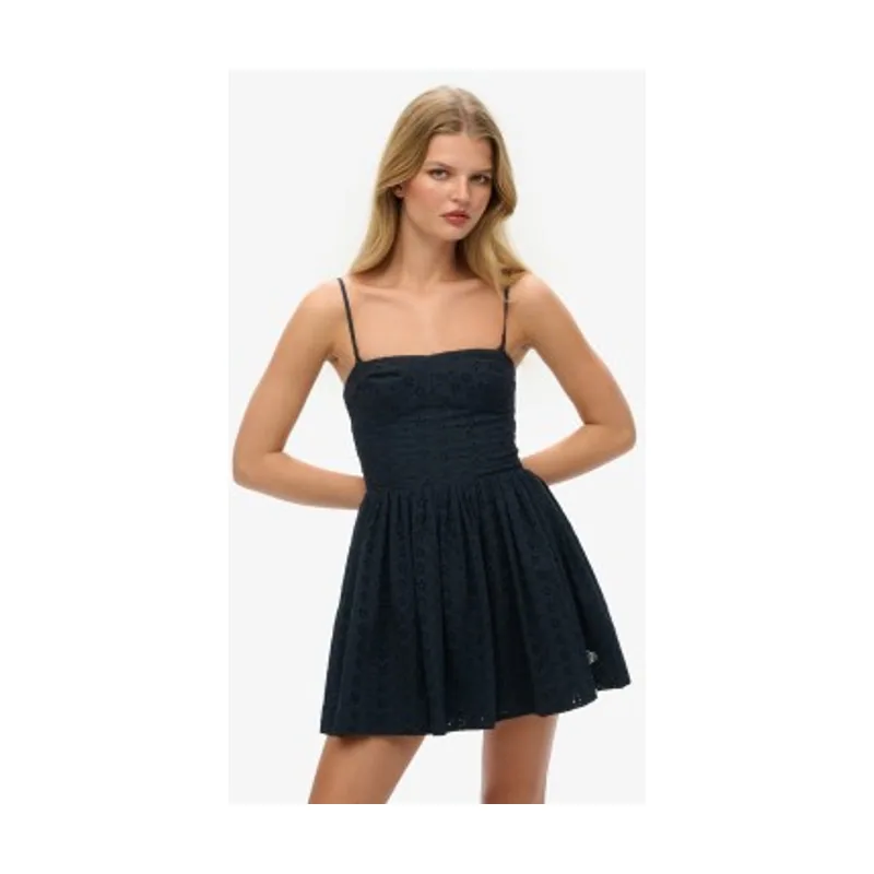 Superdry Vestido Broderie Cami Mini W8012023A
