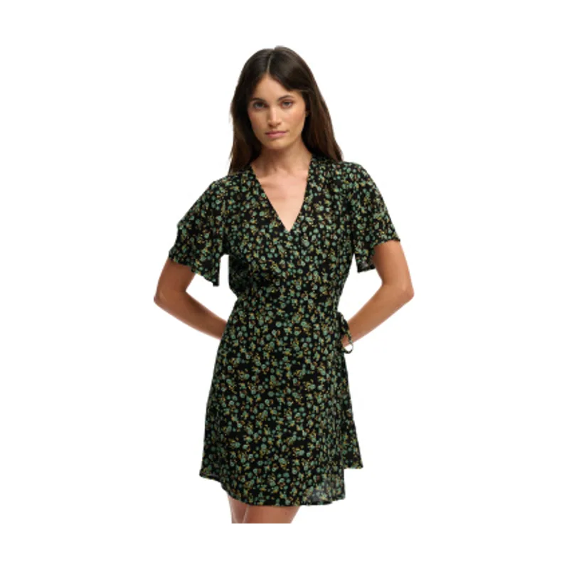 Superdry Vestido Mini Swing Wrap W8012086A