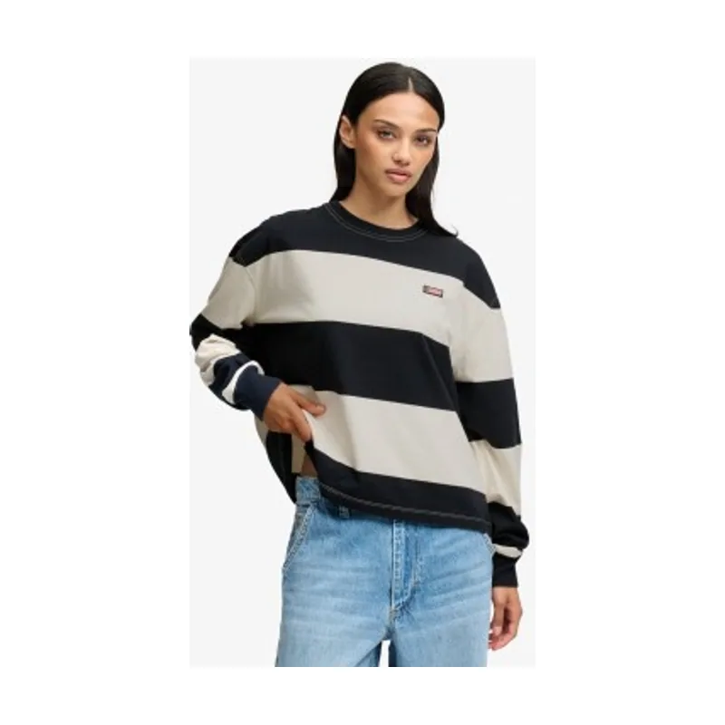 Superdry Sudadera Ess Stripe Slouchy W2012609A
