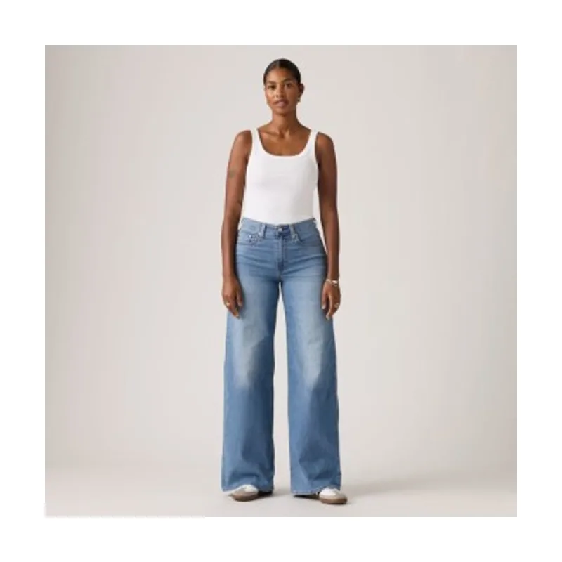 Levi's Jeans 728 de Pierna Ancha y Tiro Alto 0039B-0021