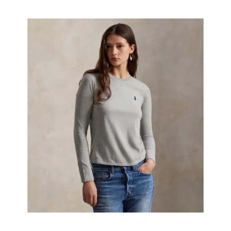 Polo Ralph Lauren Camiseta Classic Fit de punto de algodón 211B14604003