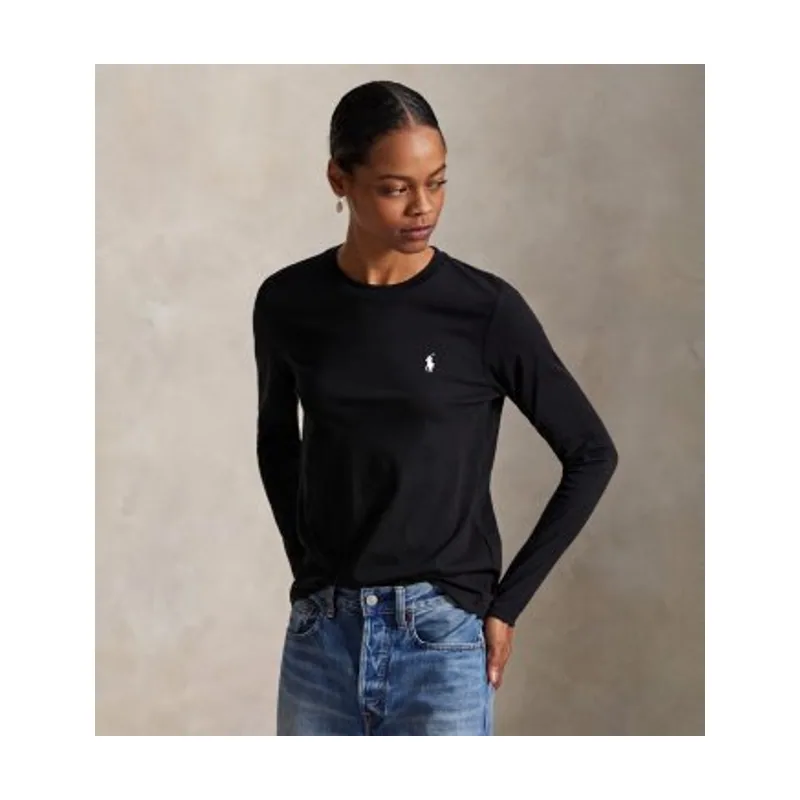 Polo Ralph Lauren Camiseta Classic Fit de punto de algodón 211B14604004