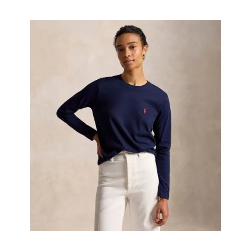 Polo Ralph Lauren Camiseta Classic Fit de punto de algodón 211B14604005