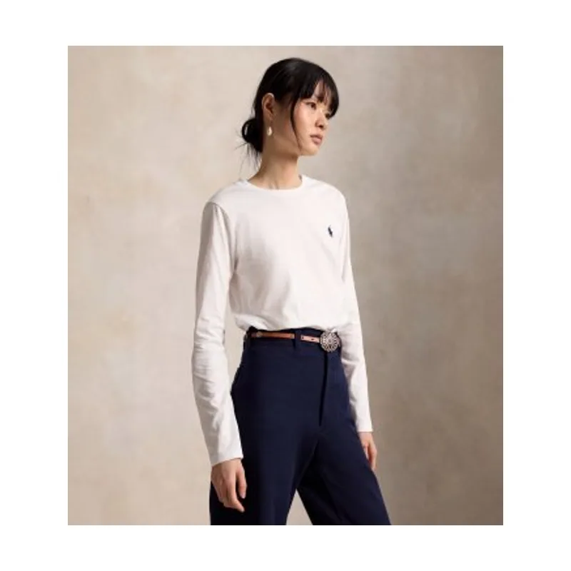 Polo Ralph Lauren Camiseta Classic Fit de punto de algodón 211B14604006