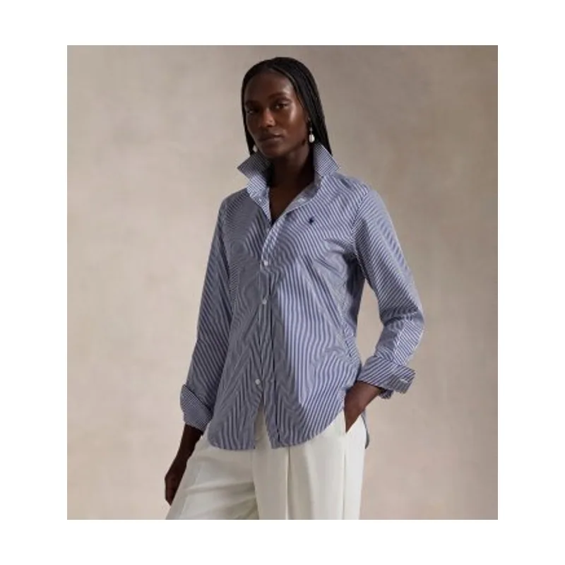 Polo Ralph Lauren Camisa de algodón con rayas Slim Fit 211891379001