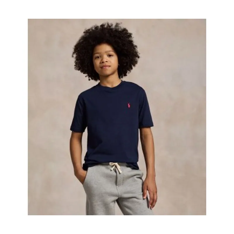 Polo Ralph Lauren Camiseta de algodón con cuello redondo 323832904037