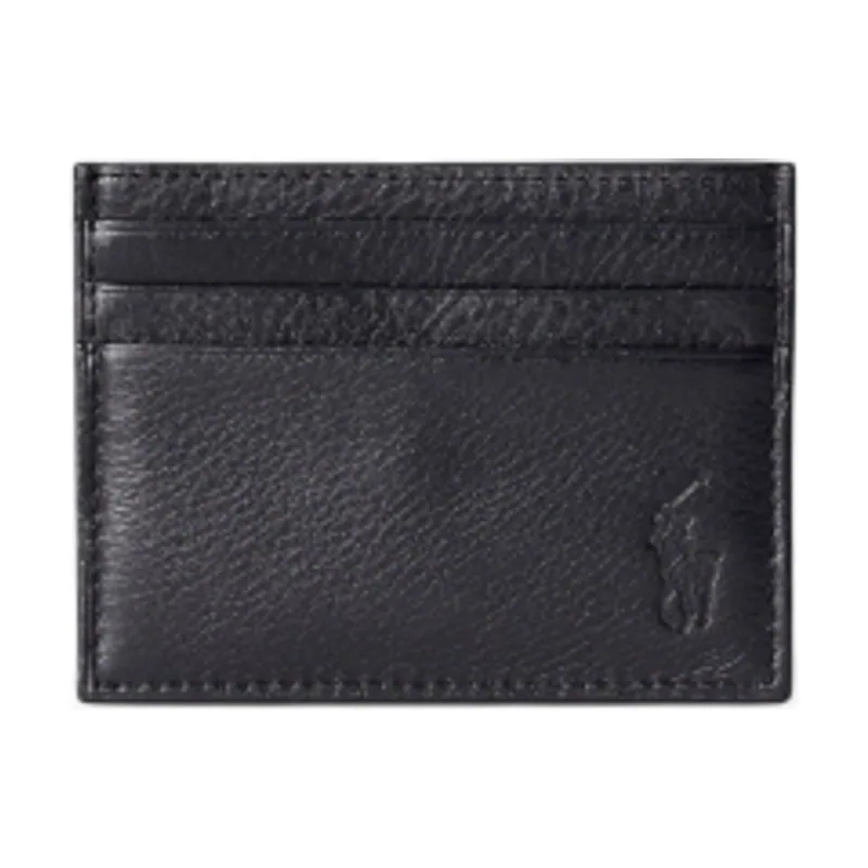 Polo Ralph Lauren Tarjetero de piel granulada 405913722002